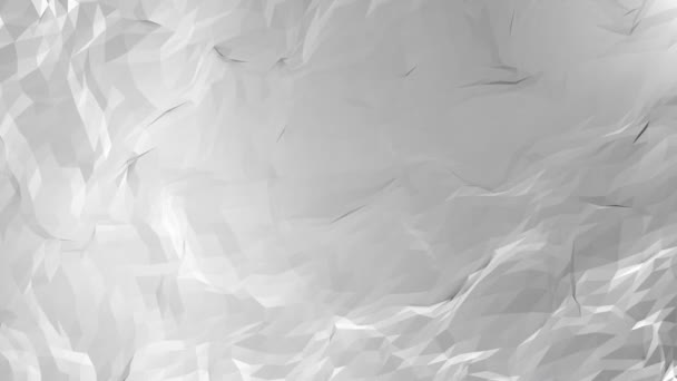 Looped Low Poly Triangular Background Cristais Polygonal Seamless Loop Motion — Vídeo de Stock