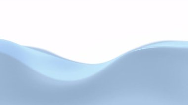 Soyut Mavi Dalgalı Sıvı Arkaplan Döngüsü