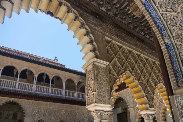 Seville Spain August 2017 Particular Royal Alcazar Seville Sunny Day — Stock Photo, Image