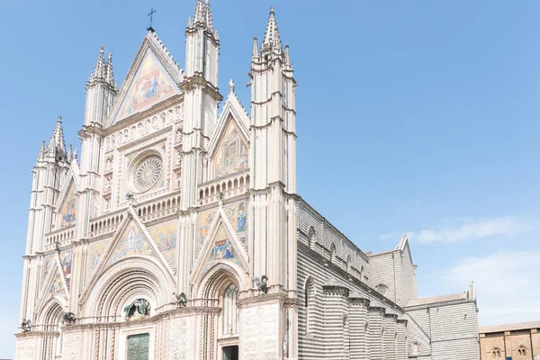 Orvieto Italien April 2018 Touristen Besuchen Die Stadt Orvieto Und — Stockfoto