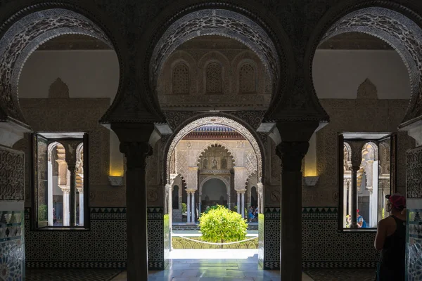 Seville Spain August 2017 Particular Royal Alcazar Seville Sunny Day — Stock Photo, Image