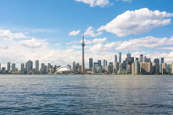 Торонто Канада Серпень 2015 Знаменитий Торонто Skyline Вид Торонто Острови — стокове фото