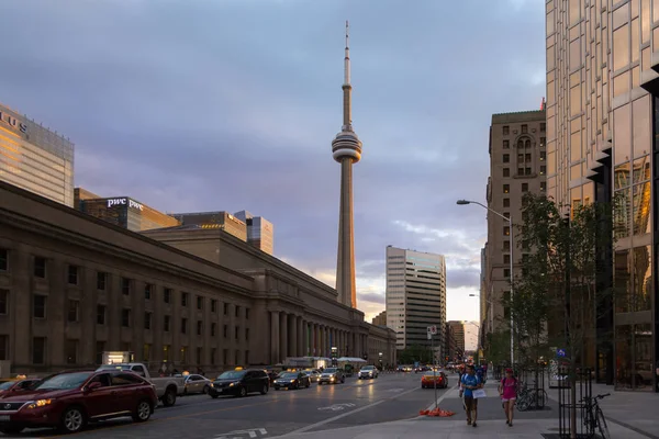 Торонто Канада Августа 2015 Вид Город Торонто Время Заката Одной — стоковое фото