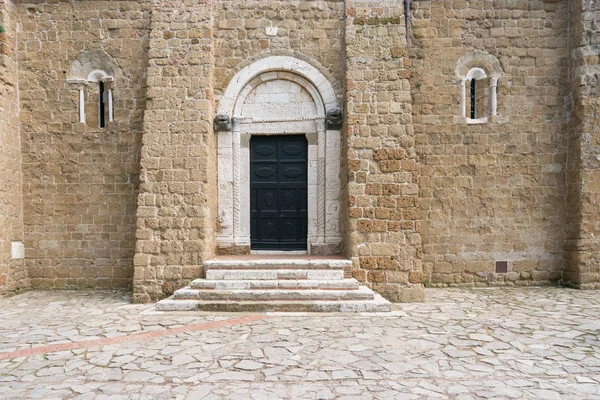 Cidade medieval na Toscana-Itália — Fotografia de Stock