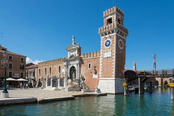 Venice Italy August 2014 View Famous Arsenal Venice Sunny Day — Stock Photo, Image