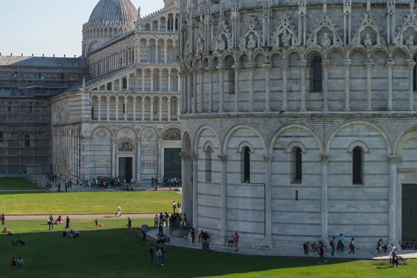 Pisa Italia Octubre 2018 Vista Famosa Torre Inclinada Catedral Medieval —  Fotos de Stock