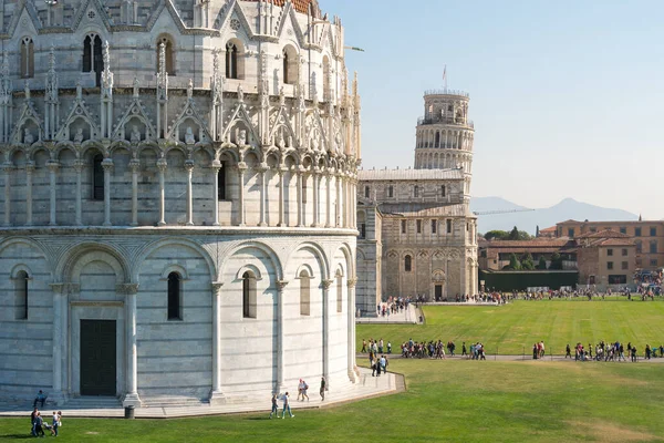 Pisa Italia Ottobre 2018 Veduta Della Famosa Torre Pendente Della — Foto Stock