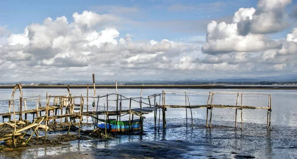 Alter Rustikaler Steg Aveiro Portugal — Stockfoto