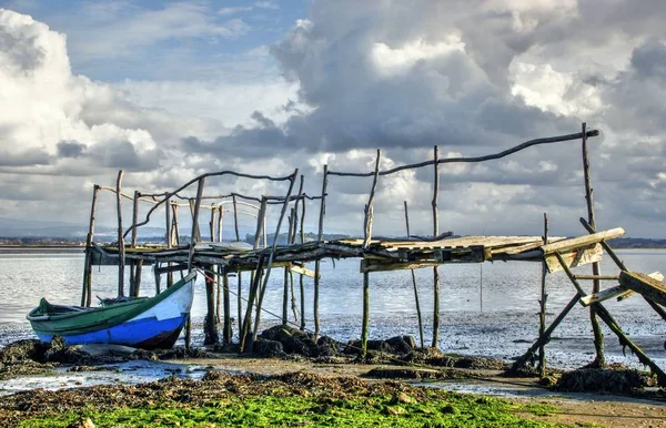 Oude Rustieke Pier Aveiro Portugal — Stockfoto