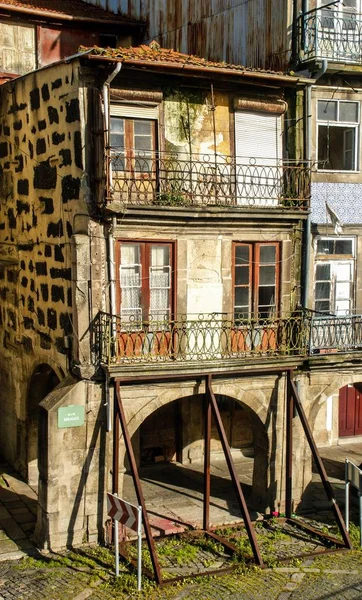 Типові Будинки Місто Порту Португалія — стокове фото