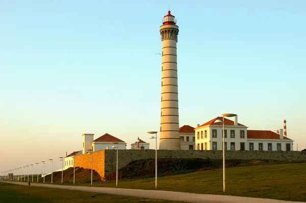 Farol Boa Nova Matosinhos Portugal — Fotografia de Stock