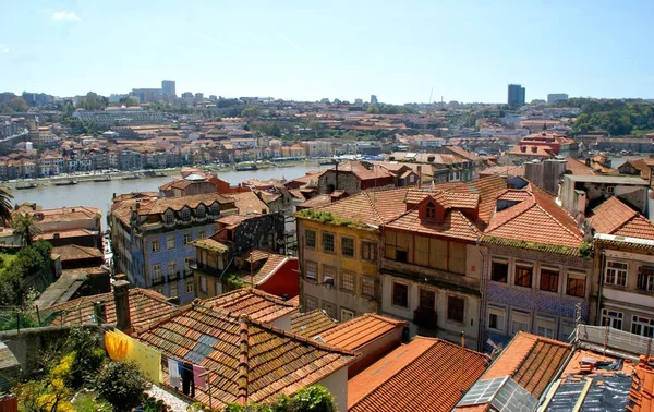 Panoramautsikt Över Porto Portugal — Stockfoto