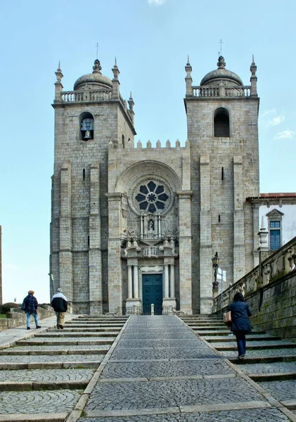 Kathedrale Von Oporto Norden Portugals — Stockfoto