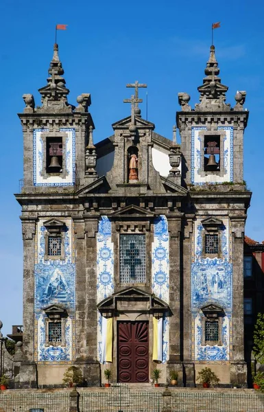 圣伊尔德丰索教堂 波尔图 葡萄牙 — 图库照片