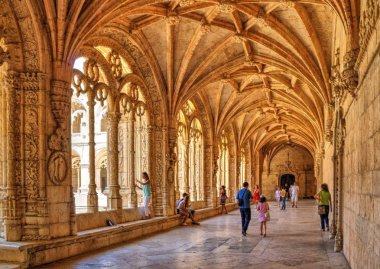 Cloister Jeronimos Manastırı Lizbon, Portekiz