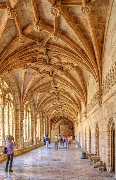 Klostret Jerónimos Lissabon Portugal — Stockfoto