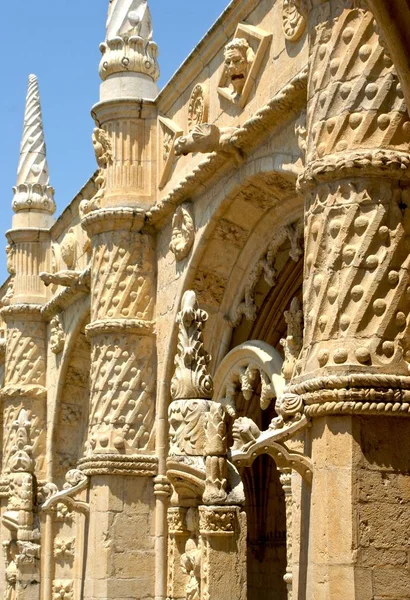 Detail Jeronimos Monastery Lisbon Portugal — Stock Photo, Image