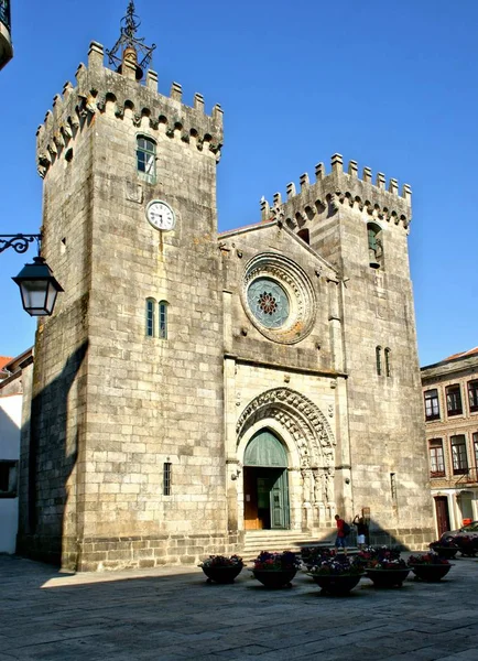 Eski Katedrali Viana Castelo Kuzeyinde Portekiz — Stok fotoğraf