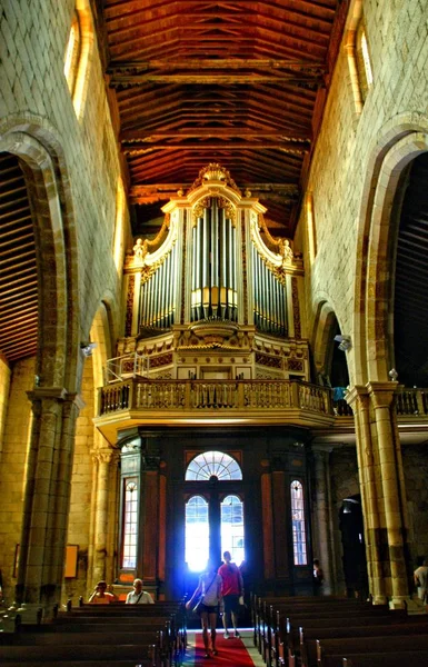 Organ Our Lady Oliveira Church Guimaraes Portugal — Stock Photo, Image