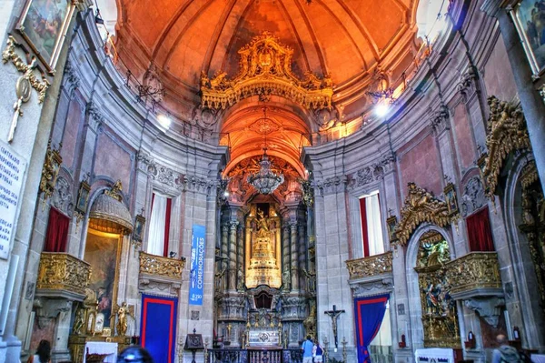 Chiesa Clerigos Oporto Portogallo — Foto Stock