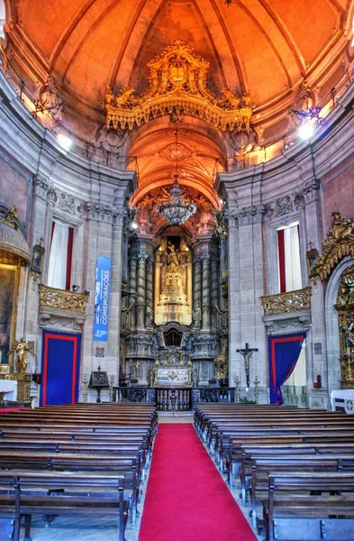 Chiesa Clerigos Oporto Portogallo — Foto Stock