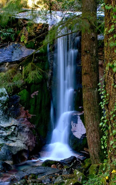 Vodopád Národním Parku Peneda Geres Portugalsko — Stock fotografie