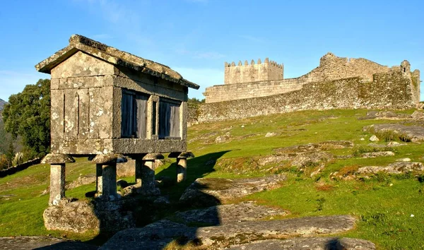 Lindoso Granaries Peneda Geres Nemzeti Parkban Portugália — Stock Fotó