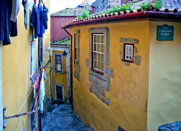 Jalan Lama Barredo Oporto Portugal — Stok Foto