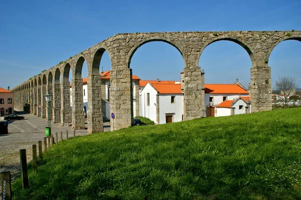 Aqueduto Medieval Vila Conde Portugal — Fotografia de Stock