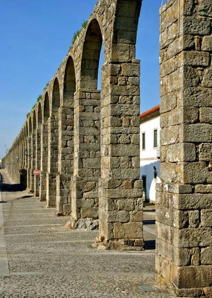 Middelalderakvedukt Vila Conde Portugal – stockfoto
