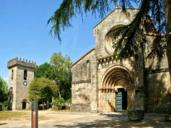 Mosteiro Românico Paco Sousa Penafiel Portugal — Fotografia de Stock