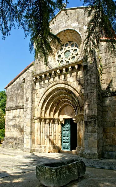 Detail Romanesque Monastery Paco Sousa Penafiel Portugal — Stock Photo, Image