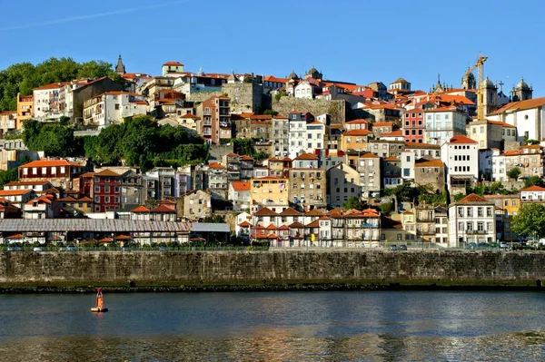 Douro Fluss Vor Der Stadt Porto Portugal — Stockfoto