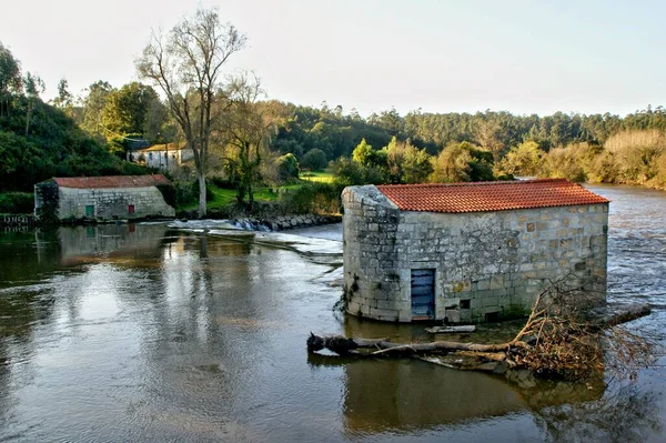 Molinos Agua Tradicionales Río Ave Portugal —  Fotos de Stock