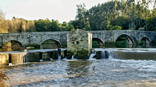 Molinos Agua Tradicionales Río Ave Portugal — Foto de Stock