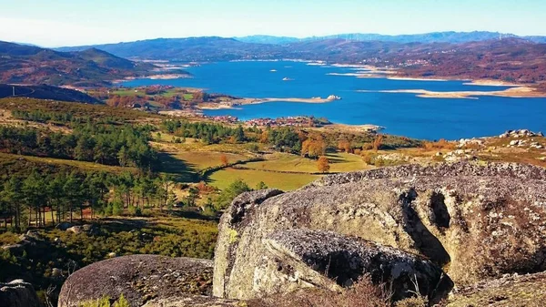 Alto Rabagao Dam Reservoir Montalegre Portugal — Stock Photo, Image