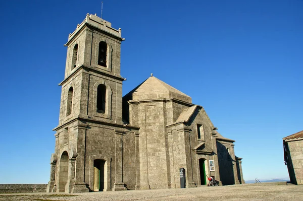 Ιερό Της Nossa Senhora Graca Στην Κορυφή Του Monte Farinha — Φωτογραφία Αρχείου
