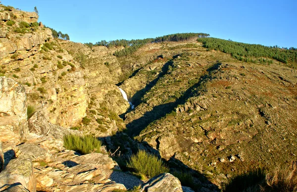 Cachoeira Ermelo Parque Natural Alvao Norte Portugal — Fotografia de Stock