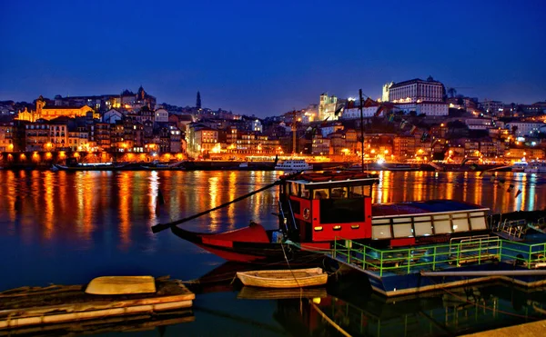 Douro Vanaf Ribeira Vila Nova Gaia Portugal — Stockfoto