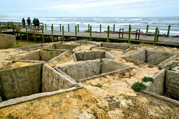 포르투갈 라스에 고대로만 — 스톡 사진