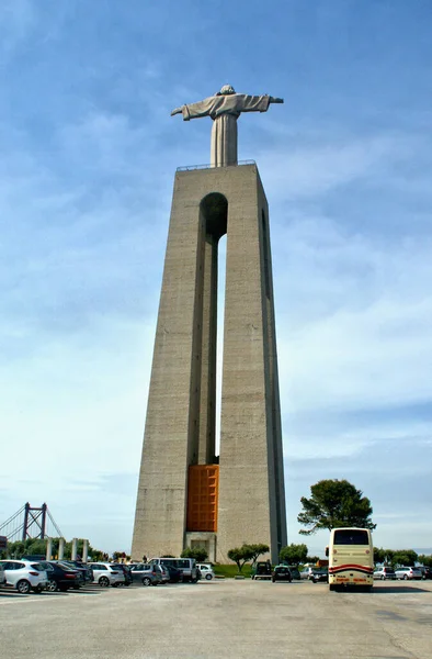 Santuario Cristo Rei Almada Portugal — Foto de Stock