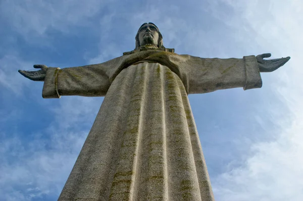 Ιερό Του Cristo Rei Στην Almada Πορτογαλία — Φωτογραφία Αρχείου