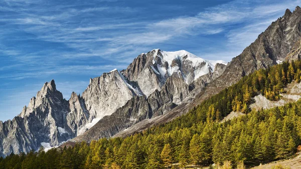 Mont-Blanc το φθινόπωρο — Φωτογραφία Αρχείου