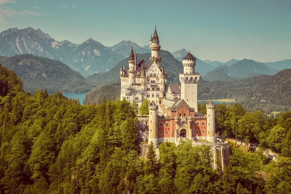 Castelo de Neuschwanstein, Baviera, Alemanha — Fotografia de Stock