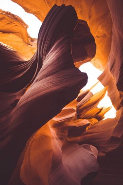 Antilop Kanyonu, Arizona, ABD şaşırtıcı kumtaşı oluşumları