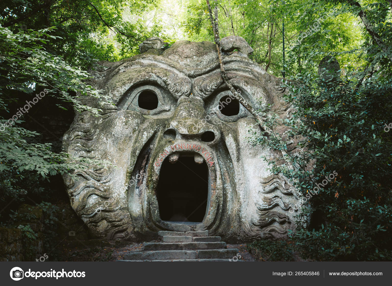 Parco Dei Mostri Park Of The Monsters In Bomarzo Lazio Italy