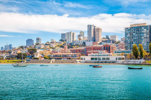 San Francisco Aquatic Park Historisches Viertel, Kalifornien, Vereinigte Staaten — Stockfoto