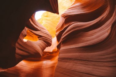 Antilop Kanyonu, Arizona, ABD şaşırtıcı kumtaşı oluşumları