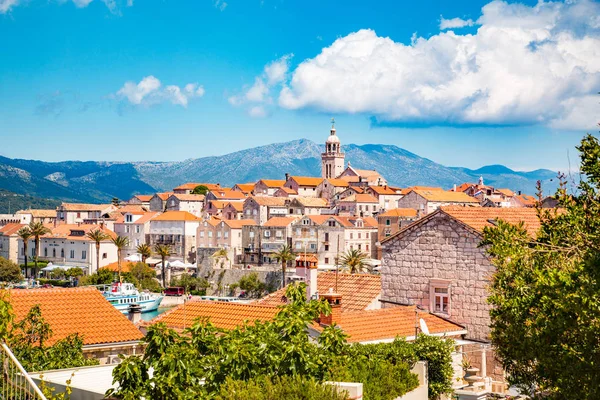 Town of Korcula, Dalmatia, Croatia — Stock Photo, Image