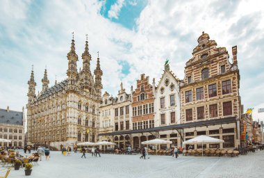 Tarihi Şehir Leuven, Flanders bölgesi, Belçika